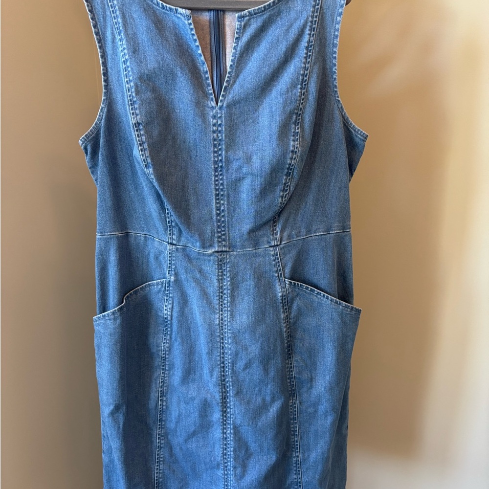Boden Blue Denim Dress